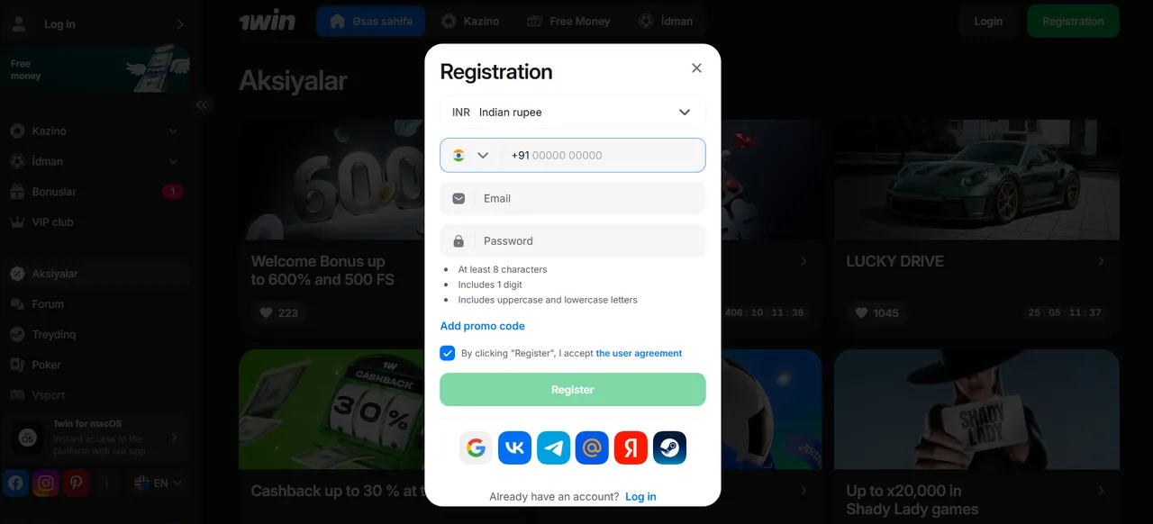 1win Login: Step-by-Step Guide for Players from India