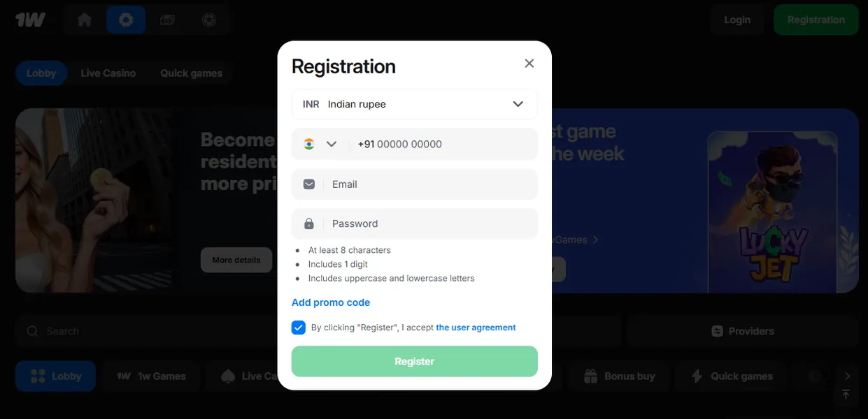 Installing 1Win on iOS Devices